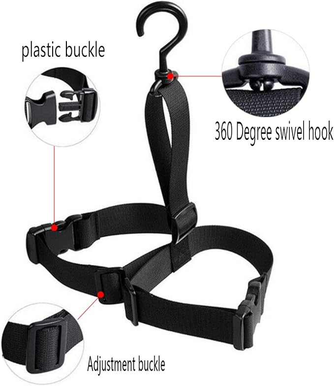 Adjustable Strap Fishing Boot Hangers Fishing Boot Lanyard with Adjustable Strap for Fishing Boots, Hanging Belts, Drying Boots