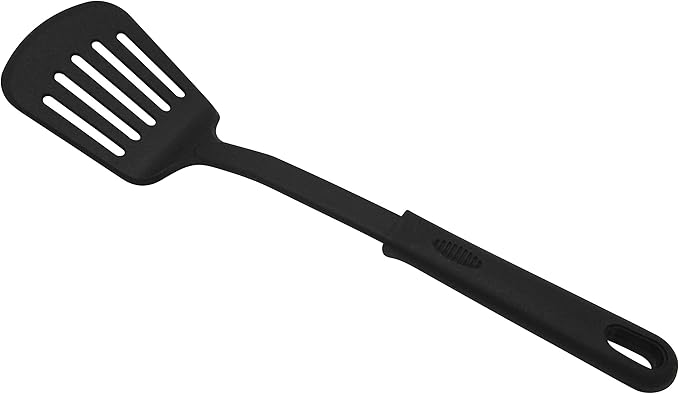 Hudson  Lane Slotted Nylon SpatulaTurner, Black