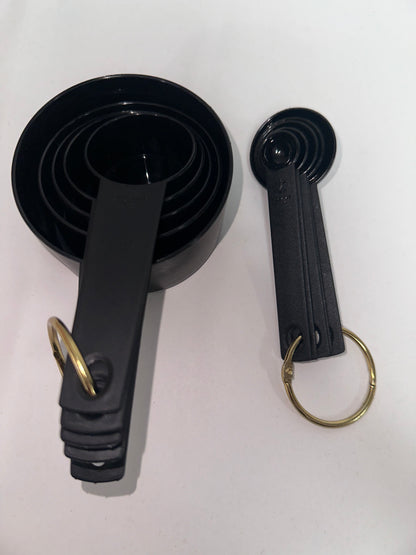 Styled Settings Black and Gold Kitchen Utensils Set - 18 Piece Nonstick BPA Free Silicone Cooking Tools with Measuring Cups - Luxury Kitchen Accessories for Stylish Cooking and Baking