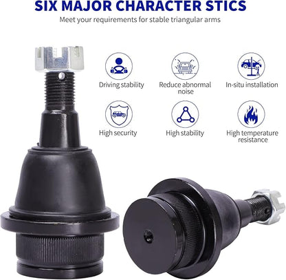 LCWRGS 2pcs K6541 Front Lower Ball Joints Replacement for Cadillac Escalade Chevy Avalanche Silverado Express Suburban Tahoe GMC Savana Sierra Yukon XL 1500