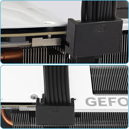 CERRXIAN 2.3FT ATX3.0 12VHPWR Power Cable,PCI-e 5.0 12VHPWR ATX3.0 600W 16 Pin Male to Male High Current Power Cable,for Graphic Card GPU 124pin Nvidia Nvidia 4000 Series and RTX 3000 FE GPU 2.3FT