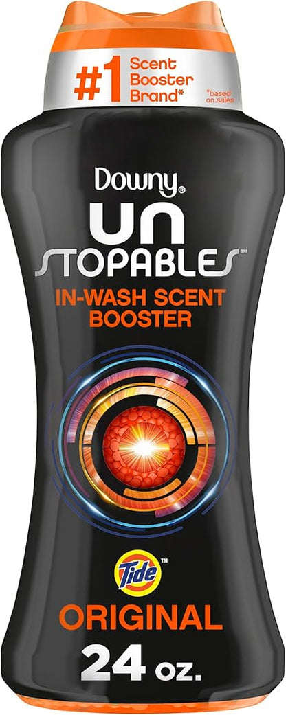 Downy Unstopables In-Wash Laundry Scent Booster Beads, Tide Original, 24 oz