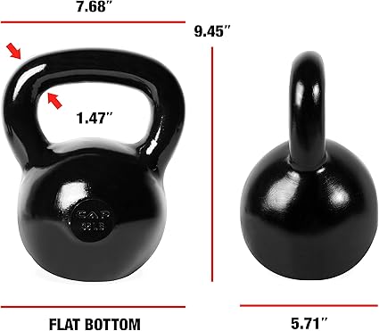 Cap Barbell Enamel Coated Cast Iron Kettlebell