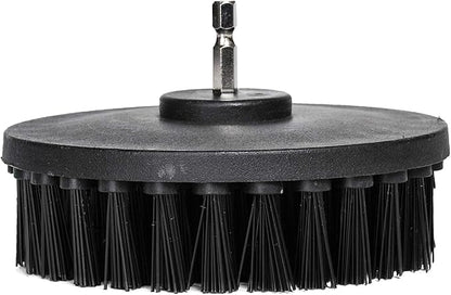 HIFROM 5" Ultra Stiff Drill Power Scrubbing Cleaning Scrub Brushes for Heavy Duty Loose Paint Stripping, Rust Removal and Heavy Duty Scrubbing, Graffiti Remover for Stone, Cement, Brick Walls