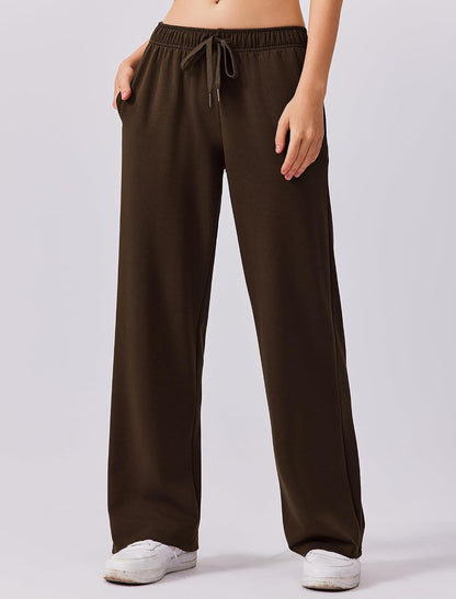 2 Piece Sets for Women 2025 Fall Outfits Sweatsuit Loose Fit Sweatshirt Wide Leg Sweatpants Matching Set Tracksuit