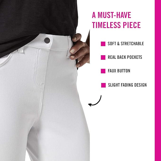 HUE Women's Ultra Soft High Waist Denim Leggings