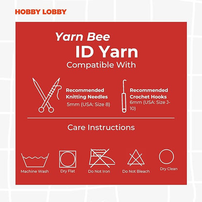 Yarn Bee Medium Yarn for Crocheting  Knitting Ai Soft Yarn Skein Ai 232 Yards of 100 Low Pill Acrylic Yarn for Crocheting Blankets, Hats,  More Ai DIY Handcrafting Accessories