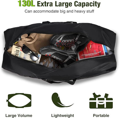 REDCAMP Foldable Travel Bag, Large Sports Bag, 75L96L100L, Lightweight Waterproof Tote Bag