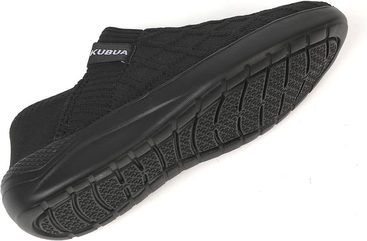 KUBUA Mens Womens Slippers Indoor Lightweight House Shoes Outdoor Breathable Slip on Loafers