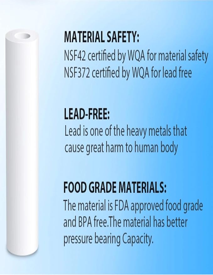 FPFC5002 93023-(1Pack) Fits PX05, PX05-9-78, 93023, P5,CFS 5 Micron Sediment Cartridge for PX05 P5 AP110 W AP110, WHKF-GD05, WFPFC5002, PD-5-934 and SXD-10. 9-7/8 x 2.5 in.