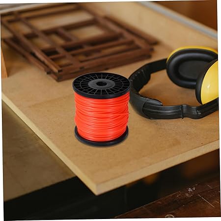 Grass Trimmer Line 100 2.4mm Diameter Nylon Lawn Mower Cutting String Universal Compatibility Easy to Use Replacement Spool