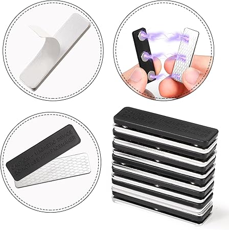 8 Pairs Magnetic Curtain Closure, Blackout Blind Accessory for Window Blinds Curtain Closure with Adhesive Curtain Magnets Clips for Blackout Curtains