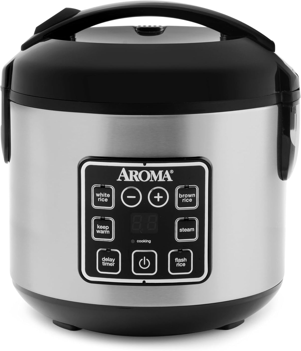 Rice Cooker, 4-Cup Scratches on the top)( / 8-Cup (Cooked), Steamer, Grain Cooker, Multicooker, 2 Qt, Stainless Steel Exterior, ARC-914SBD