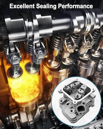 Cylinder head assembly for Predator 3500 W and Generac 35004500 W, some models, suitable for 212cc engine inverter generator, replaces IQ3500 56720 63584 96387 GP3600 49ST 50ST