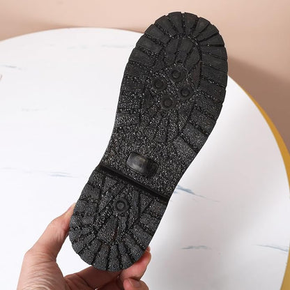 XMM Black Loafers for Women Chunky Loafer Shoes Penny Loafers Flats Lug Sole Lightweight Slip On Ladies Shoes Business Casual Dressy Comfortable Office Shoes