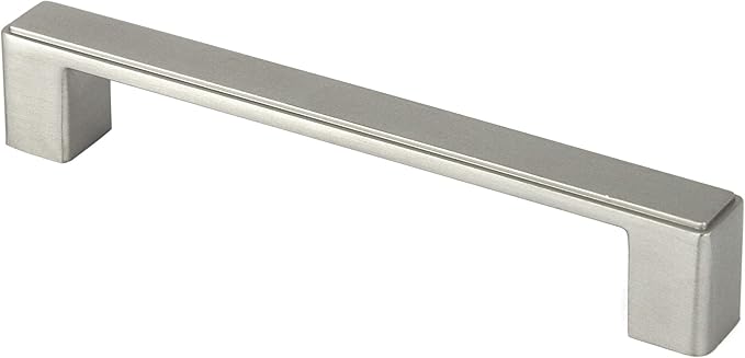 Kingsman NEPOLI Series (Pack of 10) Solid Zinc Alloy Drawer Pull Cabinet Handle (5-78 in., Brushed Nickel Finish)