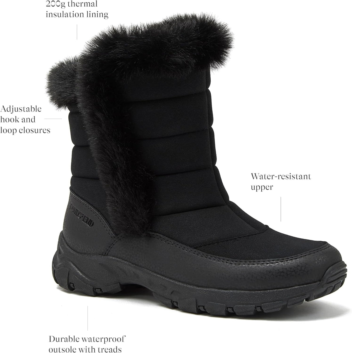 Expedition Waterproof Insulated Womens Snow Boots, Lace Up or Slip On Winter Boots for Women, Medium or Wide Width Sizes 6 to 11, Black, Brown, Blue, White or Grey Winter Shoes