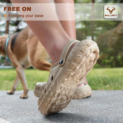 Men Clogs,Comfortable Mules Sandals for Men Women Cushioned Footbed Arch Support-EVA Ligthweight