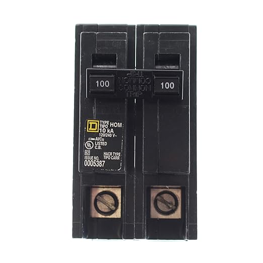 Square D Hom2100 2P-120240V-100A Cb