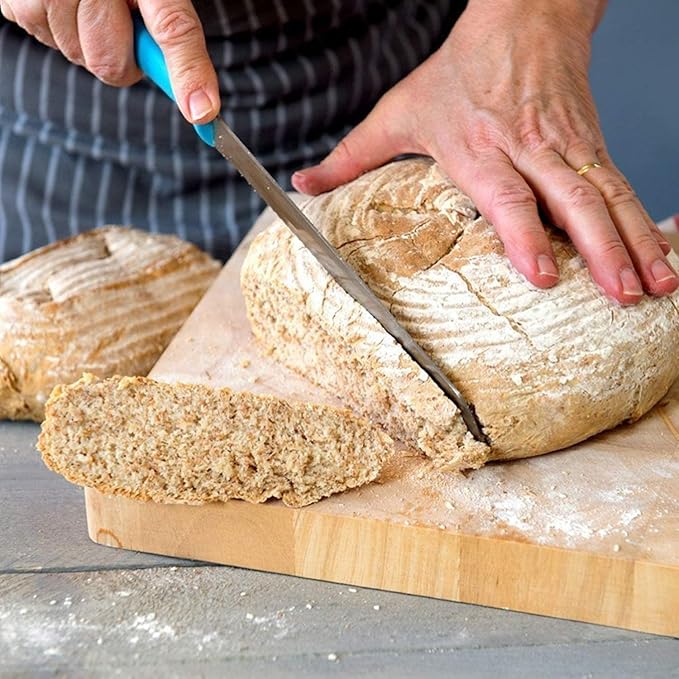 Kitchen Master Bread Proofing Basket Ai Round Willow 9 inch Banneton Brotform Baking Supplies for Beginners  Professional Bakers Ai Non-Stick Dough Proving Handmade Bowl with Linen Liner Covers