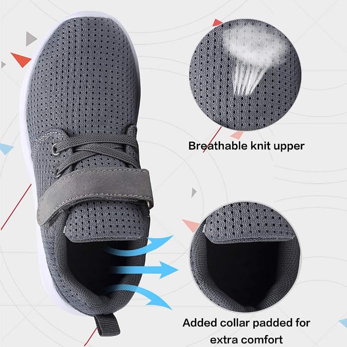 These athletic sneakers for kids are incredibly comfortable and durable, with a shock-absorbing sole and non-slip features to keep little feet safe.