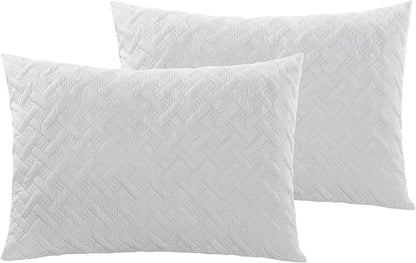 VCNY Home - Twin Comforter Set, 2-Piece Soft  Cozy Bedding with Matching Sham, Stylish Room Decor (Nina White, TwinTwin XL)