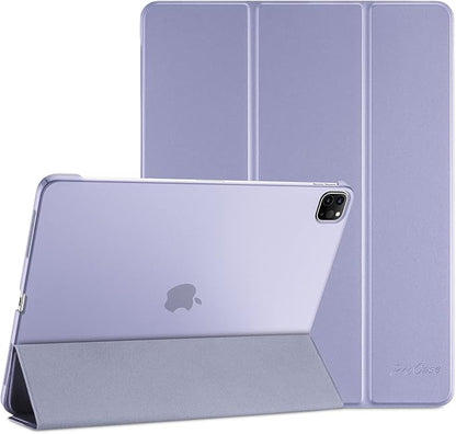 ProCase Cover for iPad Pro 11 Inch Case 2022/2021/2020/2018, Slim Stand Hard Back Shell Smart Cover for iPad Pro 11 Inch 4th Gen 2022 / 3rd Gen 2021/ 2nd Gen 2020 / 1st Gen 2018-Lightpurple