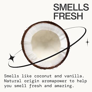 Pacifica Deodorant Wipes - Coconut Milk Underarm  Full Body Deodorant Wipes - Removes Sweat  Oil - Aluminum-Free - Natural Feminine Odor Control Clean Vegan  Cruelty-Free Dermatologist Tested