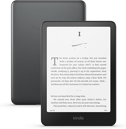 All-new  Kindle Paperwhite Signature Edition (32 GB)  Our fastest Kindle with auto-adjusting front light, wireless charging, and weeks of battery life  Metallic Black