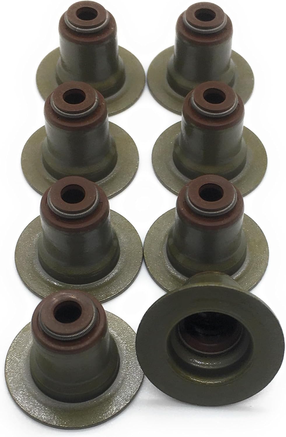 Brand Valve Stem Seal Kit 6pc Compatible with Yamaha 150-350HP Some Years Replaces 69J-12119-00-00