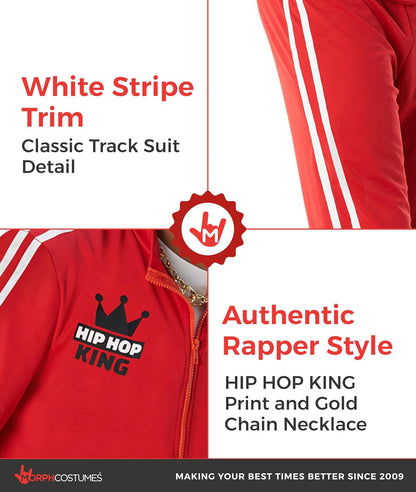 Morph 80s Costumes For Men, Rapper Costume Adults, 90s Costumes For Men, Mens Rapper Halloween Costume