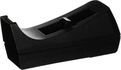 Business Source Standard Desktop Tape Dispenser, Black, 1 in (BSN32954)