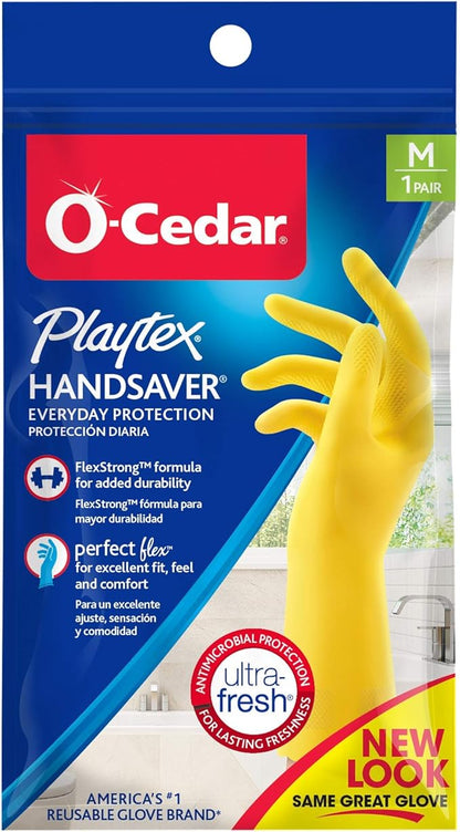 Playtex Handsaver Reusable Rubber Gloves (Medium, Pack - 1)