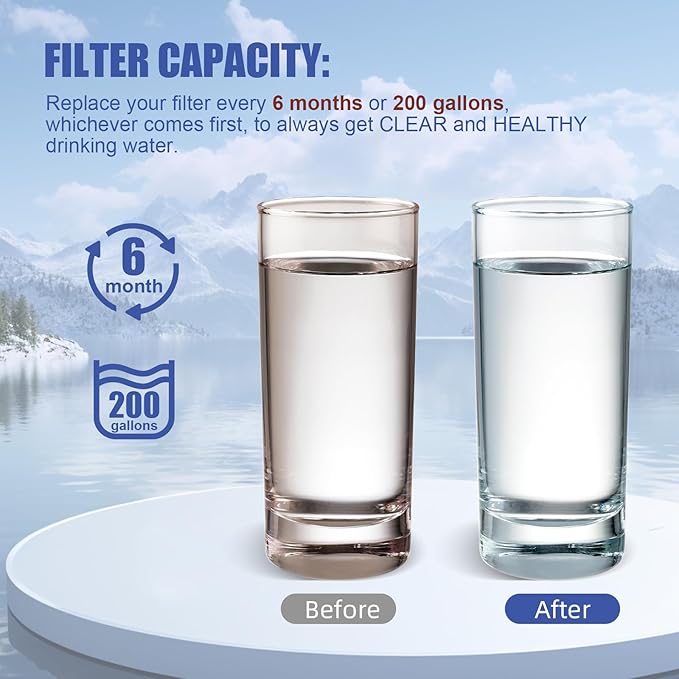 W10295370A Water Filter Replacement, Compatible with EDR1RXD1, EDR1RXD1B, W10295370, WHR1RXD1, KAD1RXD1, P4RFKB2, P8RFWB2L, 46-9930,46-9081 (1)