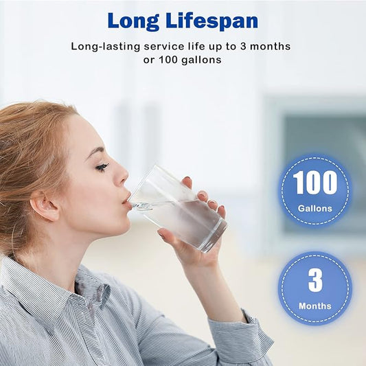 Fil-Fresh 2-Pack Water Filter Replacement for PUR, PUR PLUS Faucet Water Filtration System, NSF Certified, Replace Mineral Core Faucet Mount Water Filter