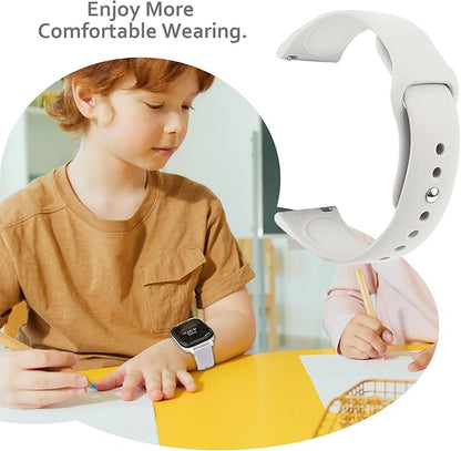 NewJourney Silicone Bands Compatible with AT&T amiGO Jr Watch, Gabb/Gizmo Watch 3/2/1, 20mm Soft Silicone Sport Replacement Bands