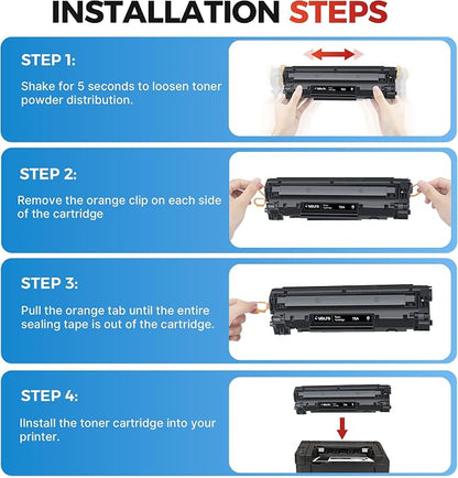 78A Toner Cartridge Replacement for HP 78A Black Toner Cartridge CE278A Works with P1606dn P1606 P1600 M1536dnf P1606 P1566 P1560 M1536 MFP Printer | 2 Black