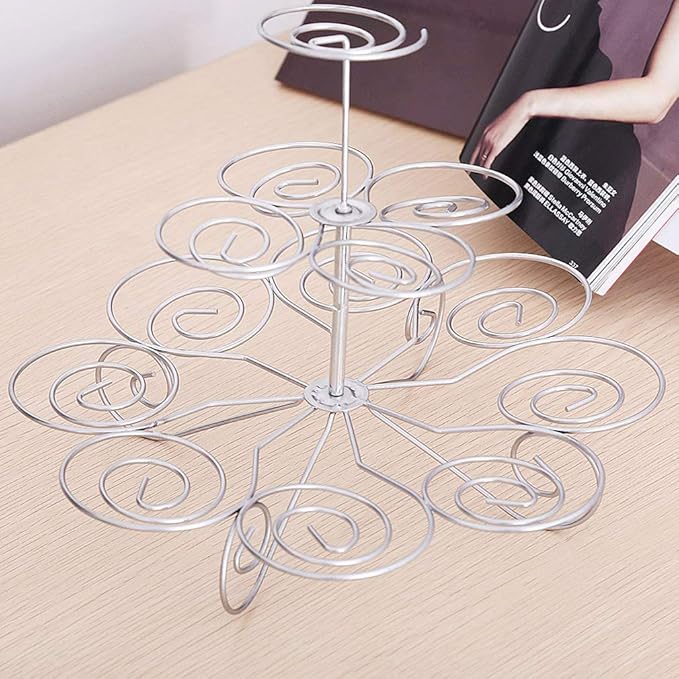 Detachable 3 Tier 13 Cupcake Stand Party Decoration Dessert Holder Birthday Party Wedding Decorating Tools Kitchen Accessories