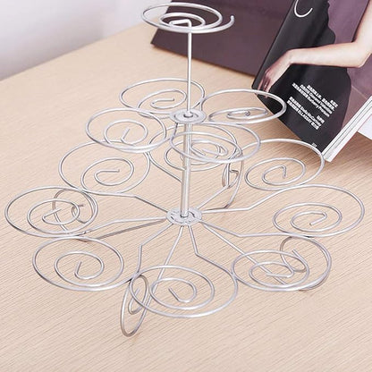 Detachable 3 Tier 13 Cupcake Stand Party Decoration Dessert Holder Birthday Party Wedding Decorating Tools Kitchen Accessories