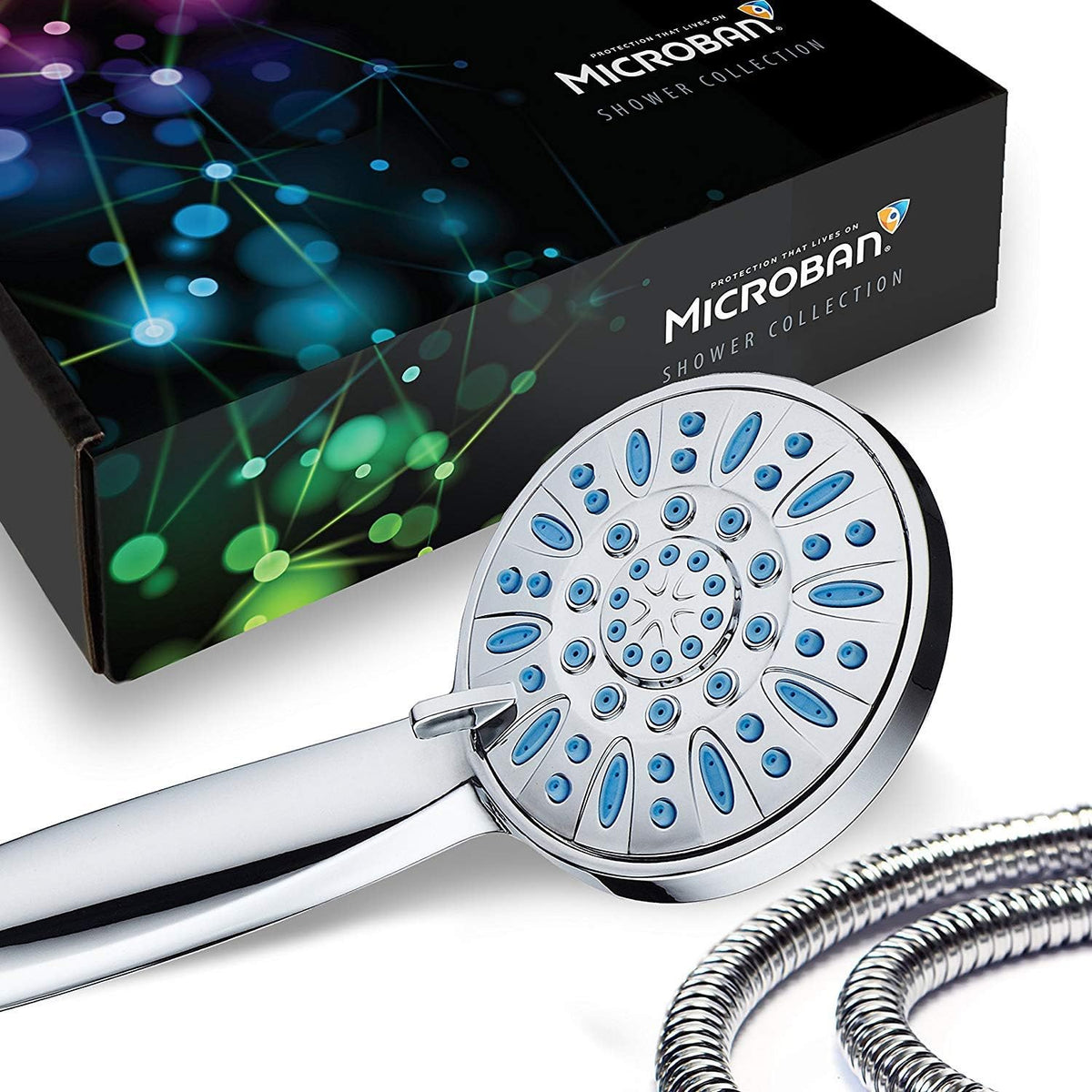 AquaDance 6-Setting High-Pressure Anti-Clog Hand Shower