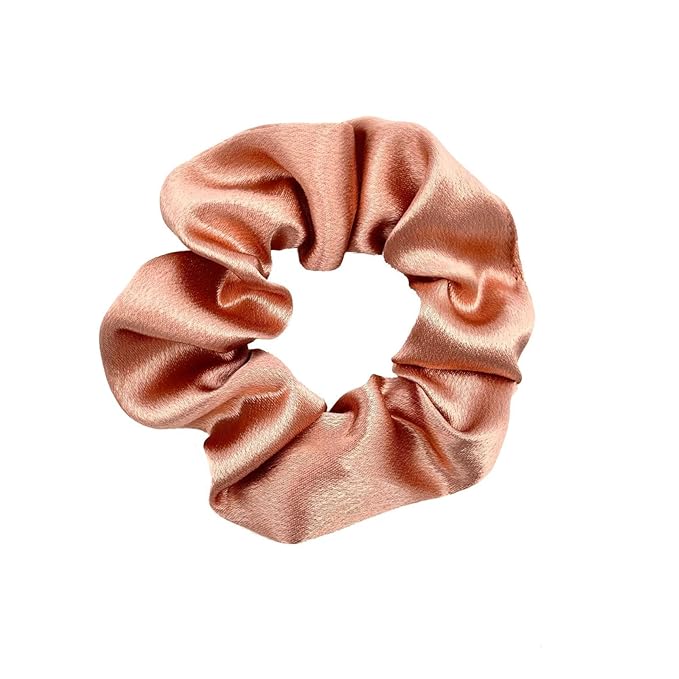Satin scrunchie band headrope ornament
