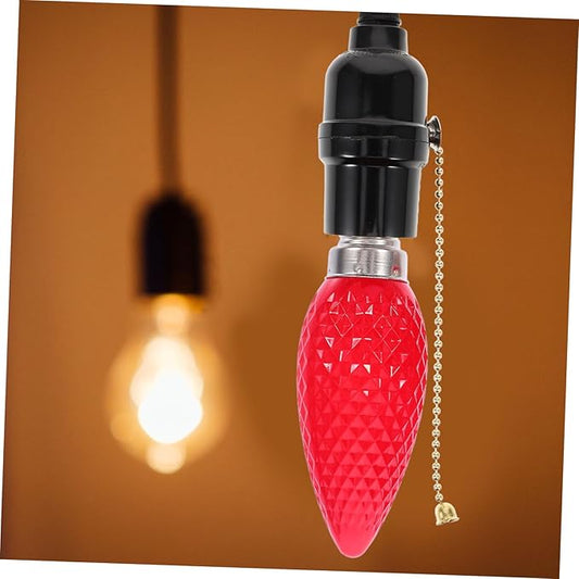 ARTIBETTER 2Pcs Base LED Candle Light Bulbs Decorative Warm Lights for Indoor and Outdoor Holiday Lighting Energy Efficient Full Brightness Design Eye Catching Pattern
