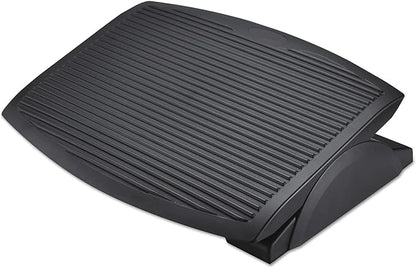Alera ALE Ergo Tilt Footrest, 13 3/4w x 17 3/4d x 3 3/8 to 5 1/8h, Black