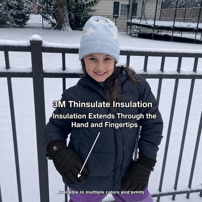 N'Ice Caps Kids Waterproof Winter Thinsulate Warm Gloves (10-12 years)