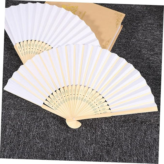 Cabilock 3 units of artificial hanging paper fans for wedding decoration for backyard, wedding, portable decals, hand fans, folding basket for weddings, garlands to