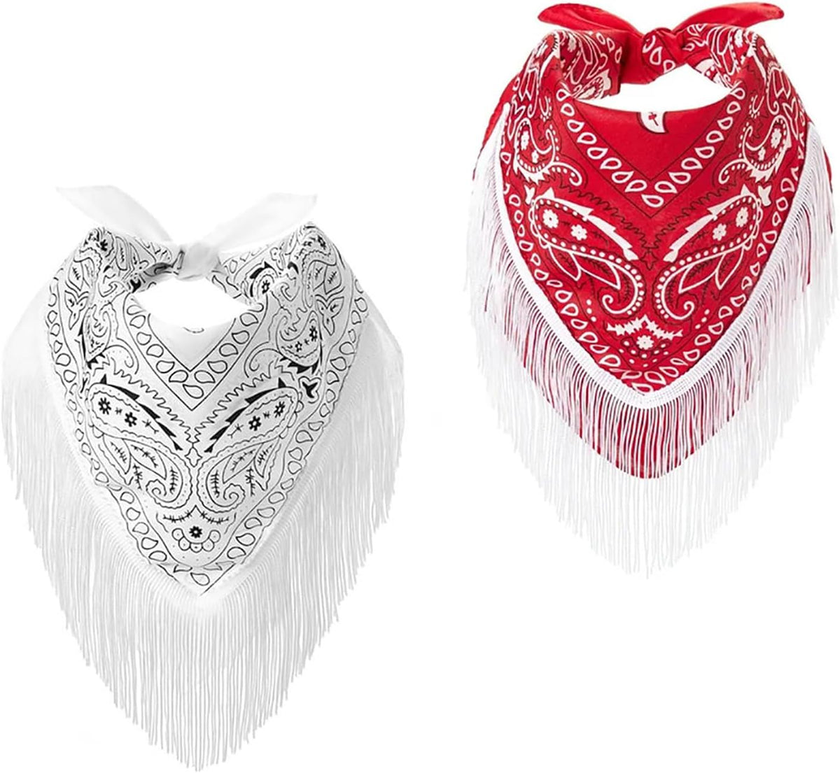 Fabric Women ' s Scarves Cowgirl Bachelorette Bandanas Great for Everyday Wear Women Scarves (White)