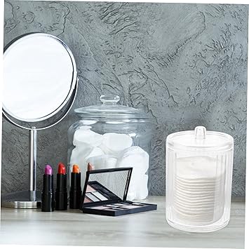 Powder Puff Storage Box Makeup Pad Organizer Makeup Sponge Clear Container with Lid Makeup Holder Blending Sponge Holder Beauty Sponge Makeup Containers Transparent Plastic