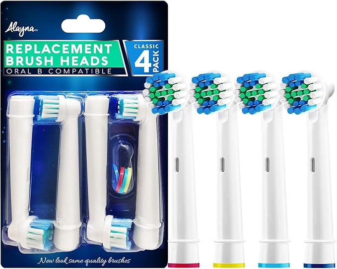 Replacement Toothbrush Heads Compatible with Oral B Electric Toothbrush Replacement Heads Precision Brush Heads Refills for Oralb Braun Pro 1000700096005003000500060008000 Sensitive Precision