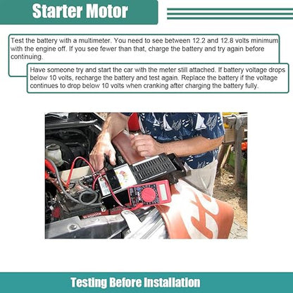 3267N Starter Replacement for Ford LincolnMercury F E Truck Van 4.6-6.8L 92-11 9C2T10300AA SFD0028 41014042 41014042R