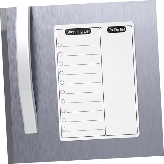 Message Board Magnetic Notepads for Fridge Refrigerator Memo Pads Magnetic Note Pad Dry Erase White Board Notepads Sticker Magnetic Notepads for Refrigerator Fridge Magnet Notepad